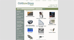 Desktop Screenshot of coldsawstore.com