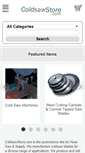 Mobile Screenshot of coldsawstore.com